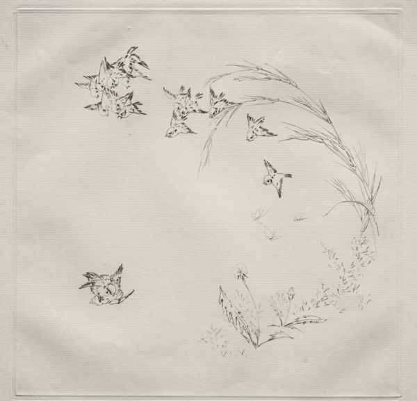 Parisian Service (Haviland service): The Fight (no. 2), 1875. Creator: Félix Bracquemond (French, 1833-1914).