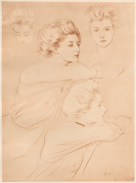 Parisienne, 1898. Creator: Paul César Helleu (French, 1859-1927); Imprimerie Champenois.