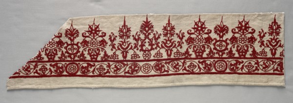 Part of a Skirt Border, 1800s. Creator: Unknown.