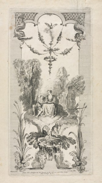 Pastoral, Arabesque. Creator: Louis Crépy (French).