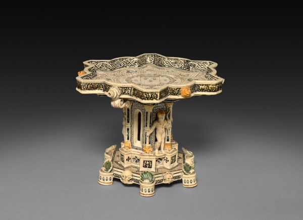 Pedestal Dish, 1800s. Creator: Unknown.