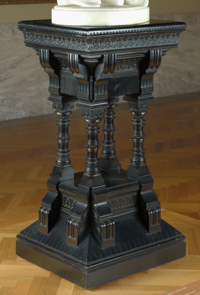 Pedestal, c. 1870. Creator: Daniel Pabst (American, 1826-1910), attributed to.