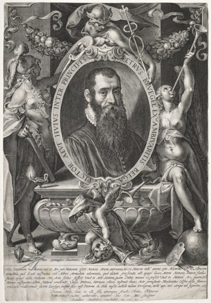 Peter Bruegel, 1606. Creator: Aegidius Sadeler (Flemish, c. 1570-1629).