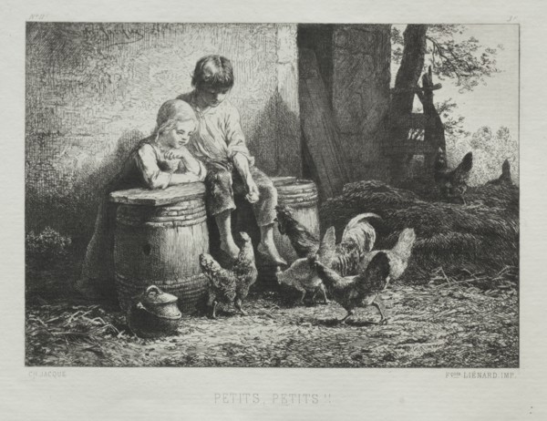 Petite, Petite. Creator: Charles-Émile Jacque (French, 1813-1894).