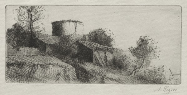 Pigeon Tower. Creator: Alphonse Legros (French, 1837-1911).