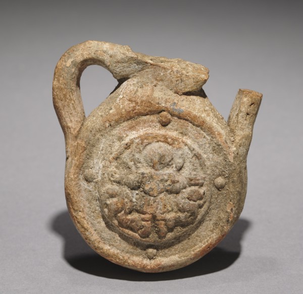 Pilgrim's Flask with Saint Menas, 400-600. Creator: Unknown.