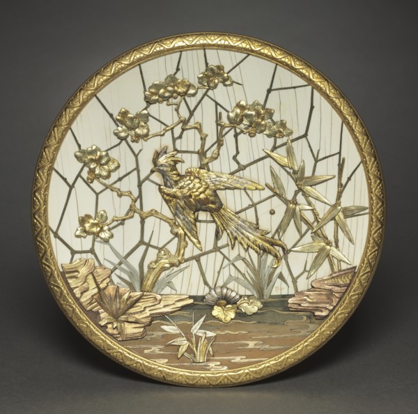 Plaque, c. 1880. Creator: Veuve Ferdinand Duvinage (French); Alphonse Giroux (French).