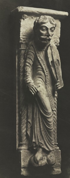 Plaster Cast of Romanesque Sculpture, c. 1854. Creator: Unidentified Photographer.
