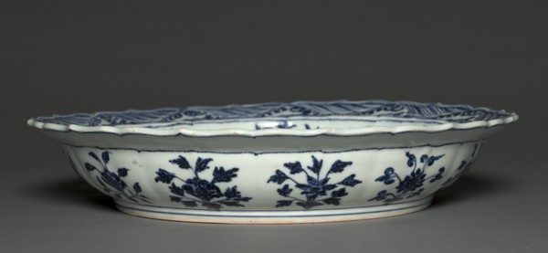 Plate with Grapes and Floral Sprays, 1426-35. Creator: Unknown.