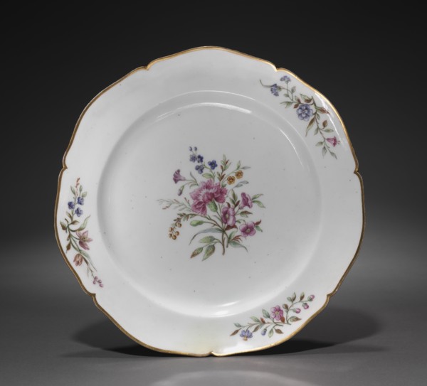Plate, c. 1750. Creator: Vincennes Factory (French).