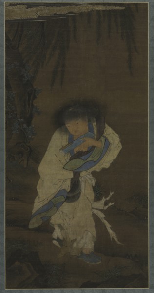 Poet and Recluse Hanshan, 1400s. Creator: Unknown.