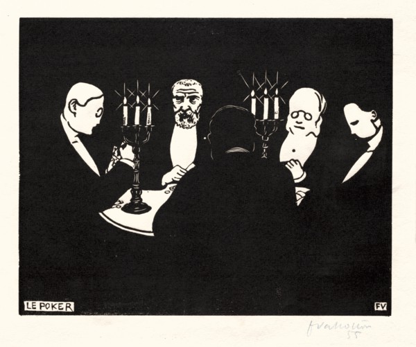 Poker, 1896. Creator: Félix Vallotton (French, 1865-1925).