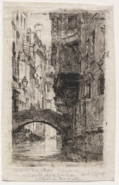 Ponte del Pistor. Creator: Otto H. Bacher (American, 1856-1909).