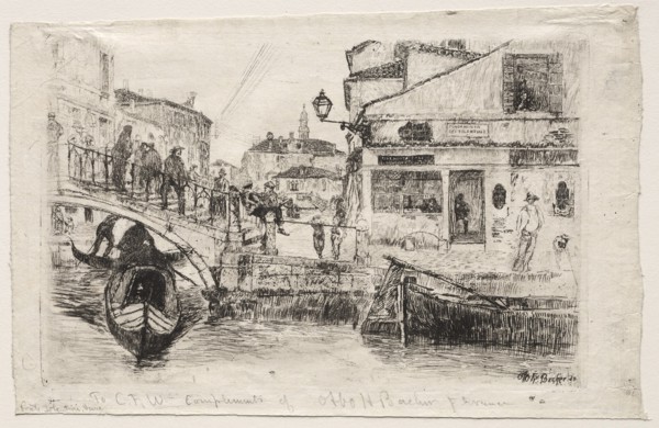 Ponte Tolentine, 1880. Creator: Otto H. Bacher (American, 1856-1909).