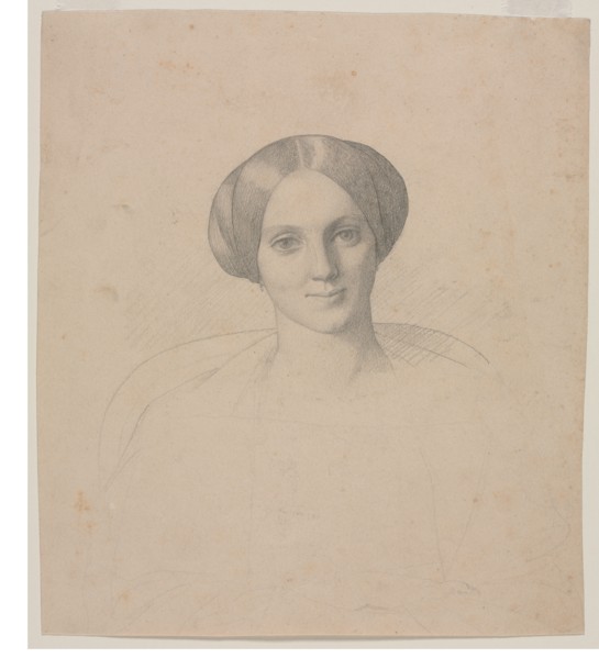 Portrait Head of a Woman, 1800s. Creator: Jean-Léon Gérôme (French, 1824-1904).