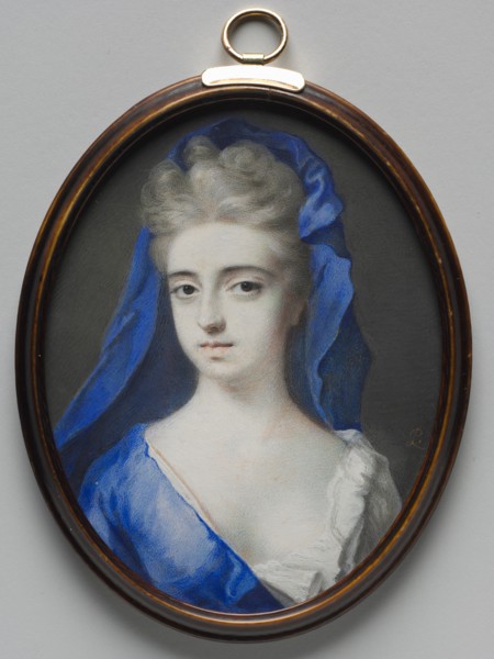Portrait of a Woman in Blue, c. 1700. Creator: Peter Cross (British, c. 1645-1724).