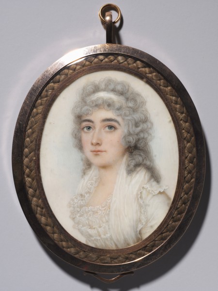 Portrait of a Woman, c. 1795. Creator: Nathaniel Plimer (British, 1757-1822).