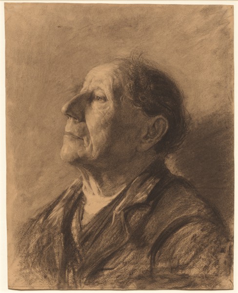 Portrait of an Old Man, c. 1884. Creator: John Kavanagh (American).