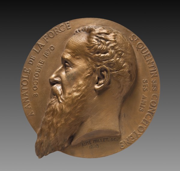 Portrait of Anatole La Forge, 1878. Creator: Aimé Millet (French, 1819-1891).