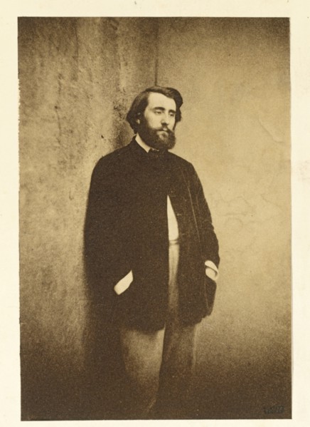Portrait of Edmond Cottinet (1824-1895), c. 1848-50. Creator: Gustave Le Gray (French, 1820-1884).