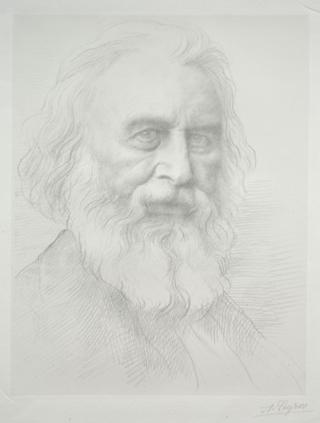 Portrait of Henry Wadsworth Longfellow (2nd Plate). Creator: Alphonse Legros (French, 1837-1911).