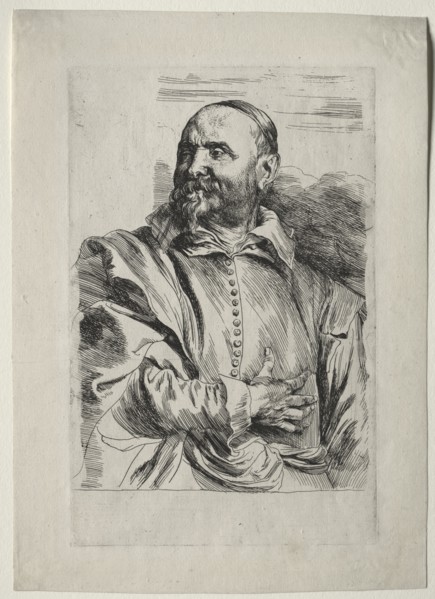 Portrait of Jan Snellinx. Creator: Anthony van Dyck (Flemish, 1599-1641).