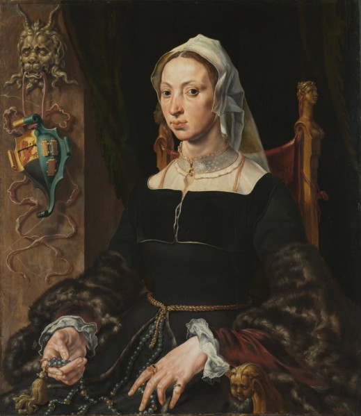 Portrait of Machtelt Suijs, c. 1540-1545. Creator: Maerten van Heemskerck (Dutch, 1498-1574).