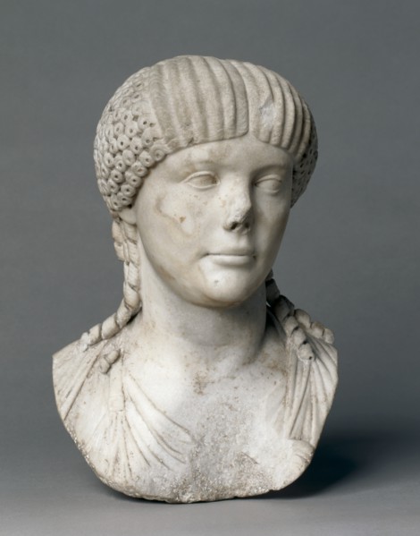 Portrait of Octavia, wife of Nero, 1-100. Creator: Unknown.