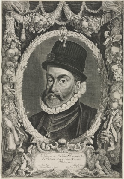 Portrait of Philip II, King of Spain, 1644. Creator: Jonas Suyderhoef (Dutch, c. 1613-1686).