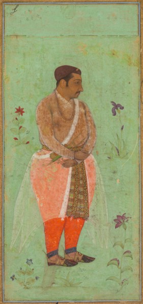 Portrait of Suraj Singh Rathor, Raja of Marwar and Maternal Uncle of Shah Jahan..., c. 1600. Creator: Bishandas (Indian, active c. 1610-30), attributed to.