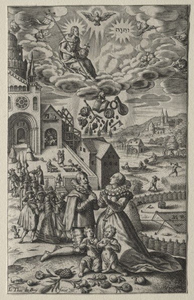 Prayer. Creator: Theodor de Bry (Flemish, 1528-1598).