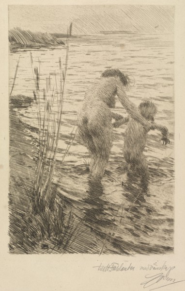 Première, 1890. Creator: Anders Zorn (Swedish, 1860-1920).