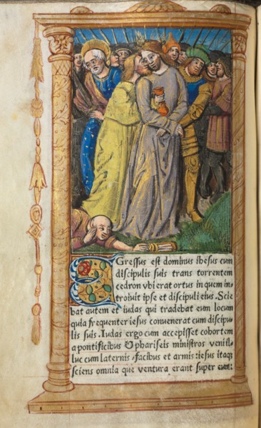 Printed Book of Hours (Use of Rome): fol 20v, Christ in Gethsemane, 1510. Creator: Guillaume Le Rouge (French, Paris, active 1493-1517).