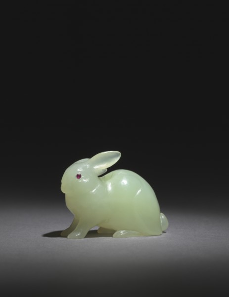 Rabbit, late 1800s-early 1900s. Creator: House of Fabergé (Russian, 1842-1918).