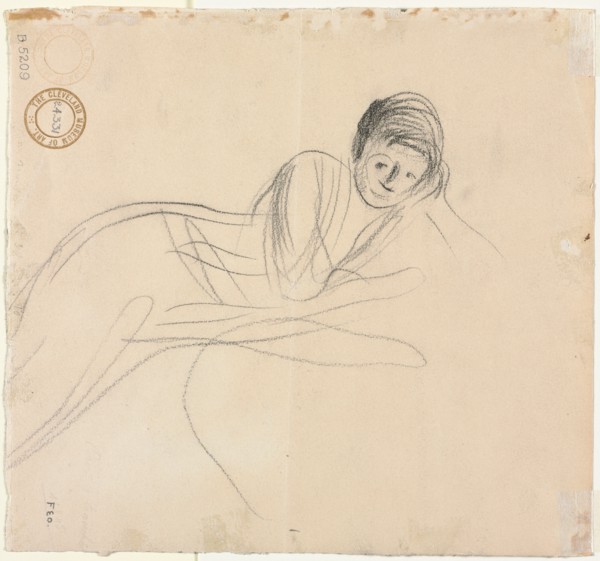 Reclining Woman (verso), 1915. Creator: Jean Louis Forain (French, 1852-1931).