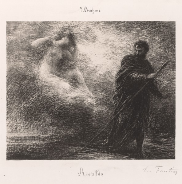 Rinaldo, 1881. Creator: Henri Fantin-Latour (French, 1836-1904).