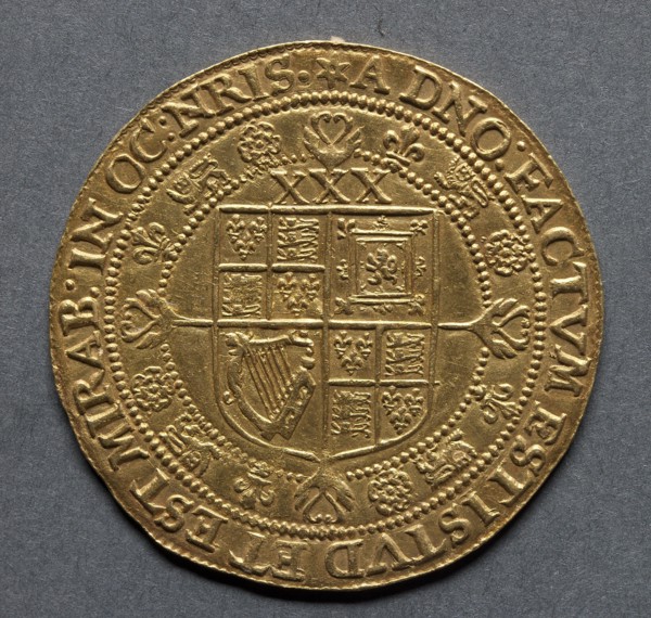 Rose Ryal (reverse), 1619-1620. Creator: Unknown.