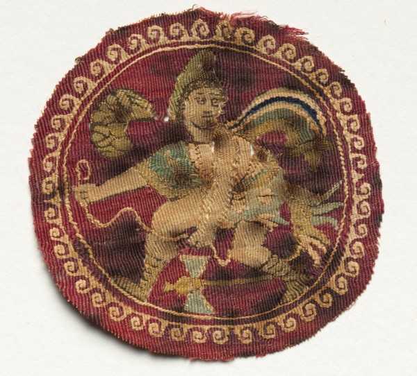 Roundel, Segmentum from a Tunic, mid 600s - mid 700s. Creator: Unknown.