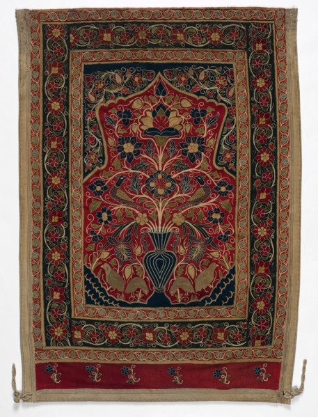 Royal Round Tent made for Muhammad Shah (wall panel with one panel B), 1834-1848. Creator: Unknown.