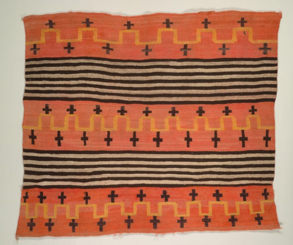 Rug (Woman's Wearing Blanket Style), c. 1895-1905. Creator: Unknown.