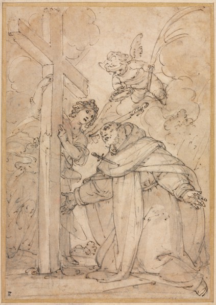 Saint Peter Martyr, 16th Century?. Creator: Giovanni Battista Paggi (Italian, 1554-1627).