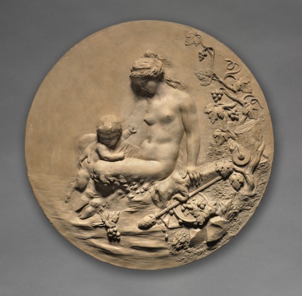 Satyress and Child, 1803. Creator: Clodion (French, 1738-1814).