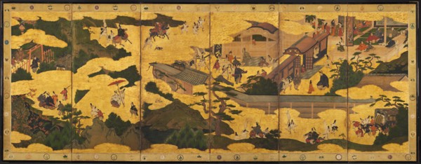 Scenes from the "Tales of Ise", mid-1600s. Creator: Unknown.