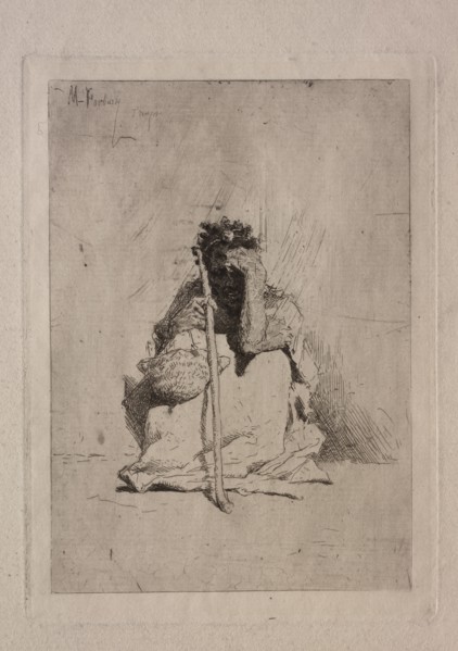 Seated Beggar. Creator: Mariano Fortuny y Carbó (Spanish, 1838-1874).
