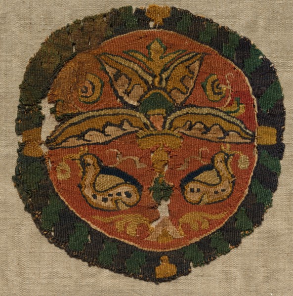 Segmentum from a Tunic, 800s. Creator: Unknown.