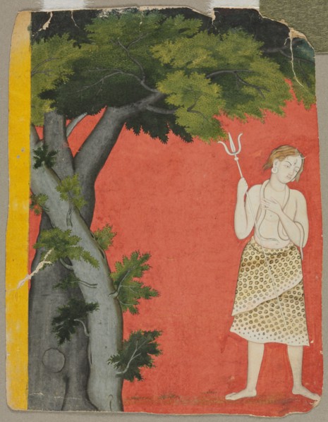 Shiva Under Trees, c. 1780. Creator: Unknown.