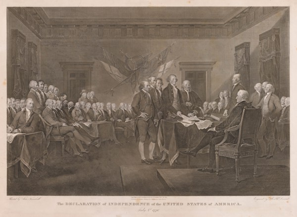 Signing the Declaration of Independence. Creator: Asher Brown Durand (American, 1796-1886).