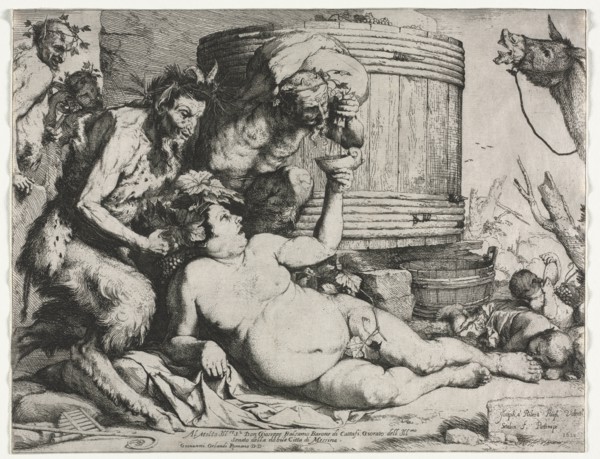 Silenus, 1628. Creator: Jusepe de Ribera (Spanish, 1591-1652).