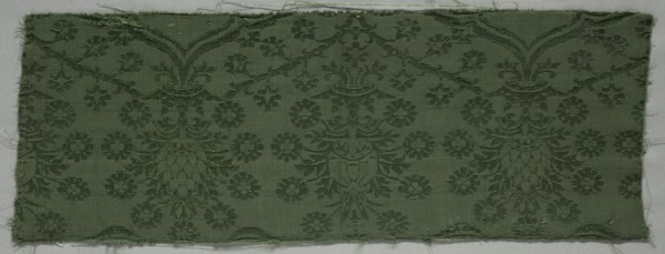 Silk Damask Textile, 1450-1599. Creator: Unknown.
