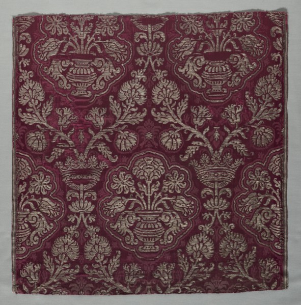 Silk Fragment, 1500s. Creator: Unknown.